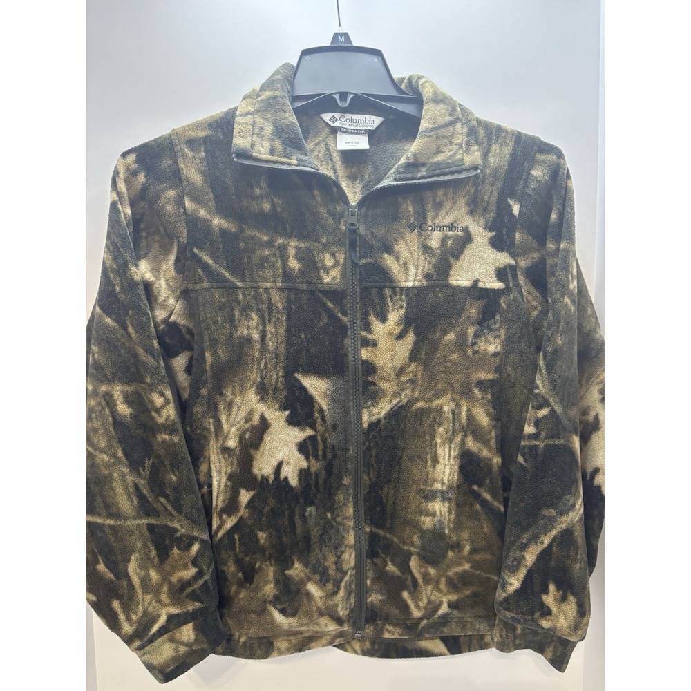 Columbia Steens Mountain printed fleece jacket in a‎ youth size 14/16.